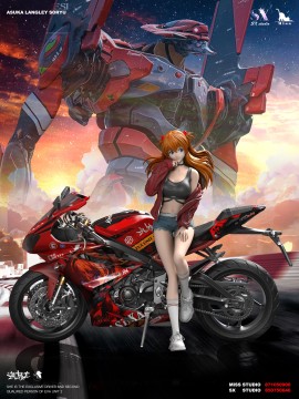 Miss Studio EVA Moto Girl Asuka Hot Sexy 1/6 Statue